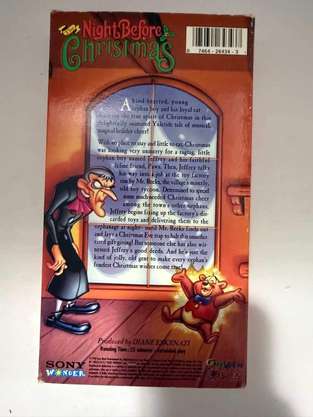 Sony Wonder The Night Before Christmas VHS Animated Holiday Classic - Picture 3 of 10